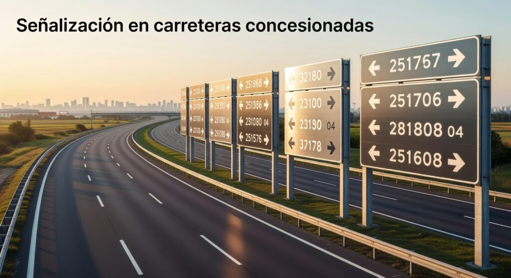 Señalización en carreteras concesionadas