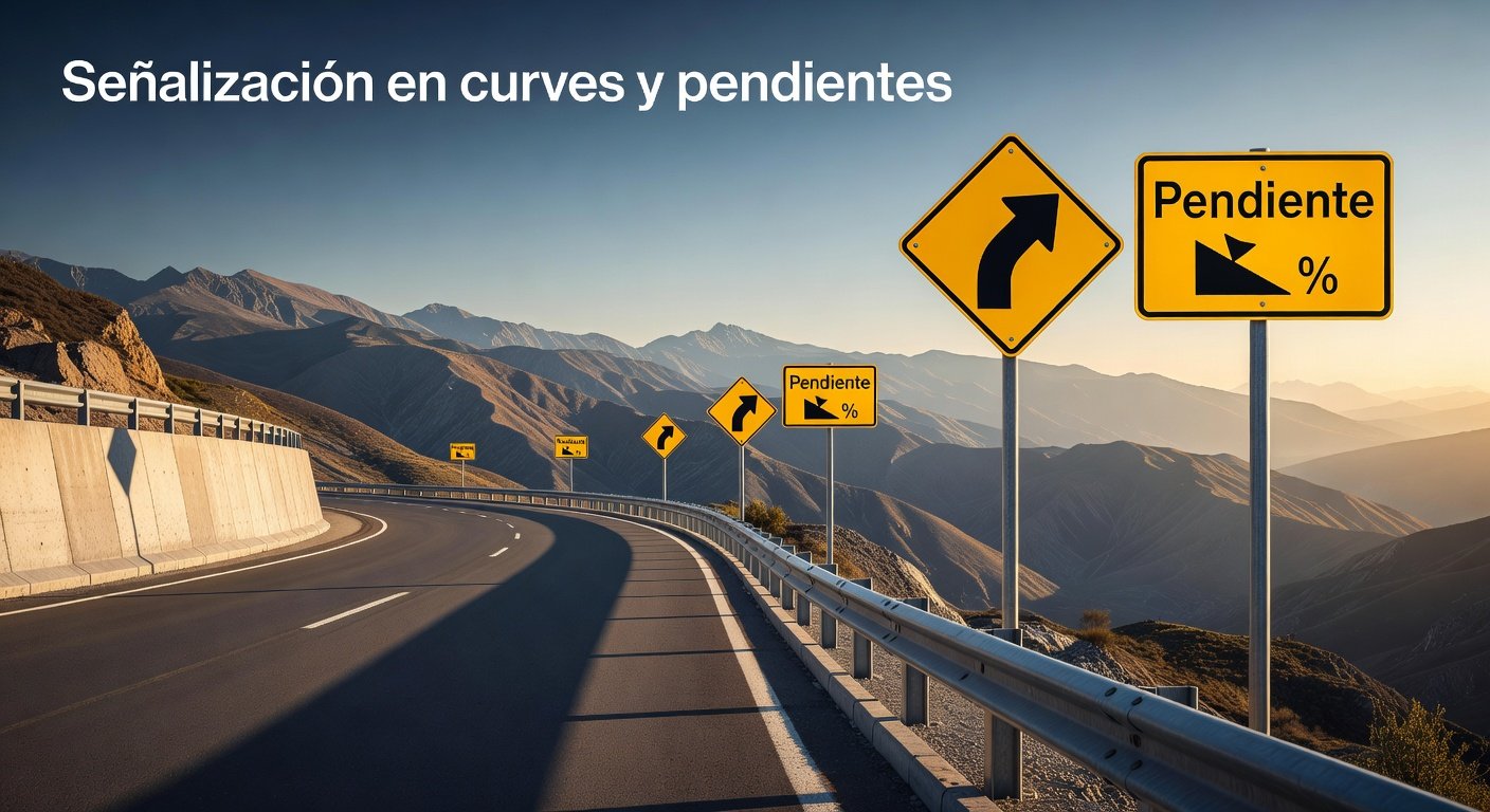 Señalización en curvas y pendientes: Imagen principal