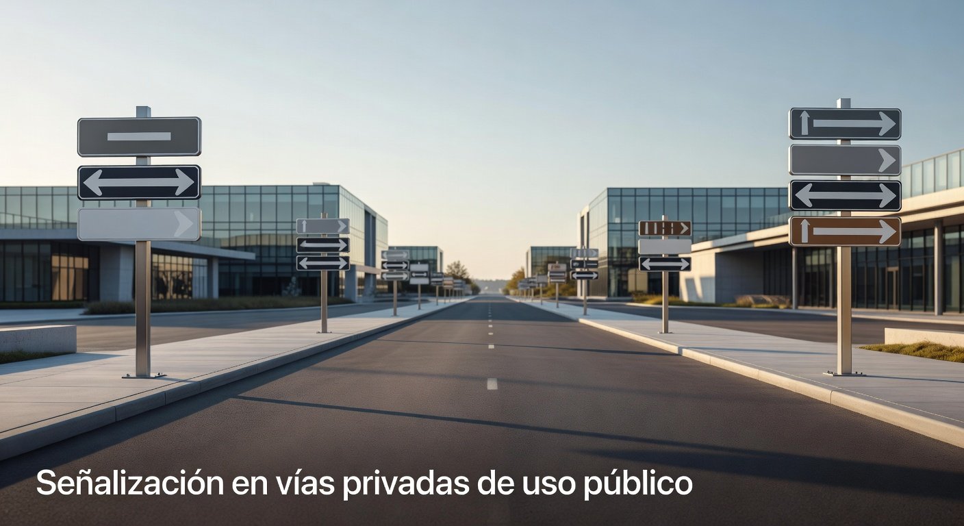 Señalización en vías privadas de uso público: Imagen principal