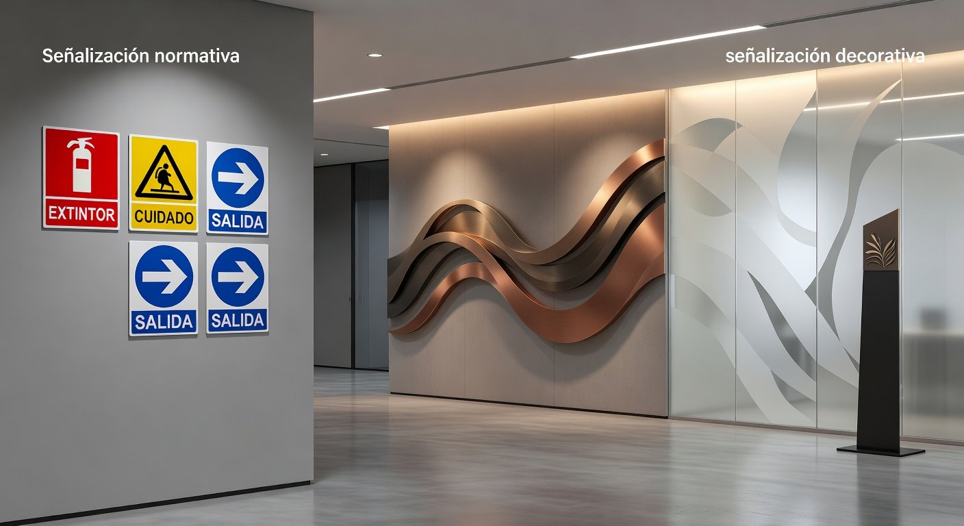 Señalización normativa versus señalización decorativa: Imagen principal