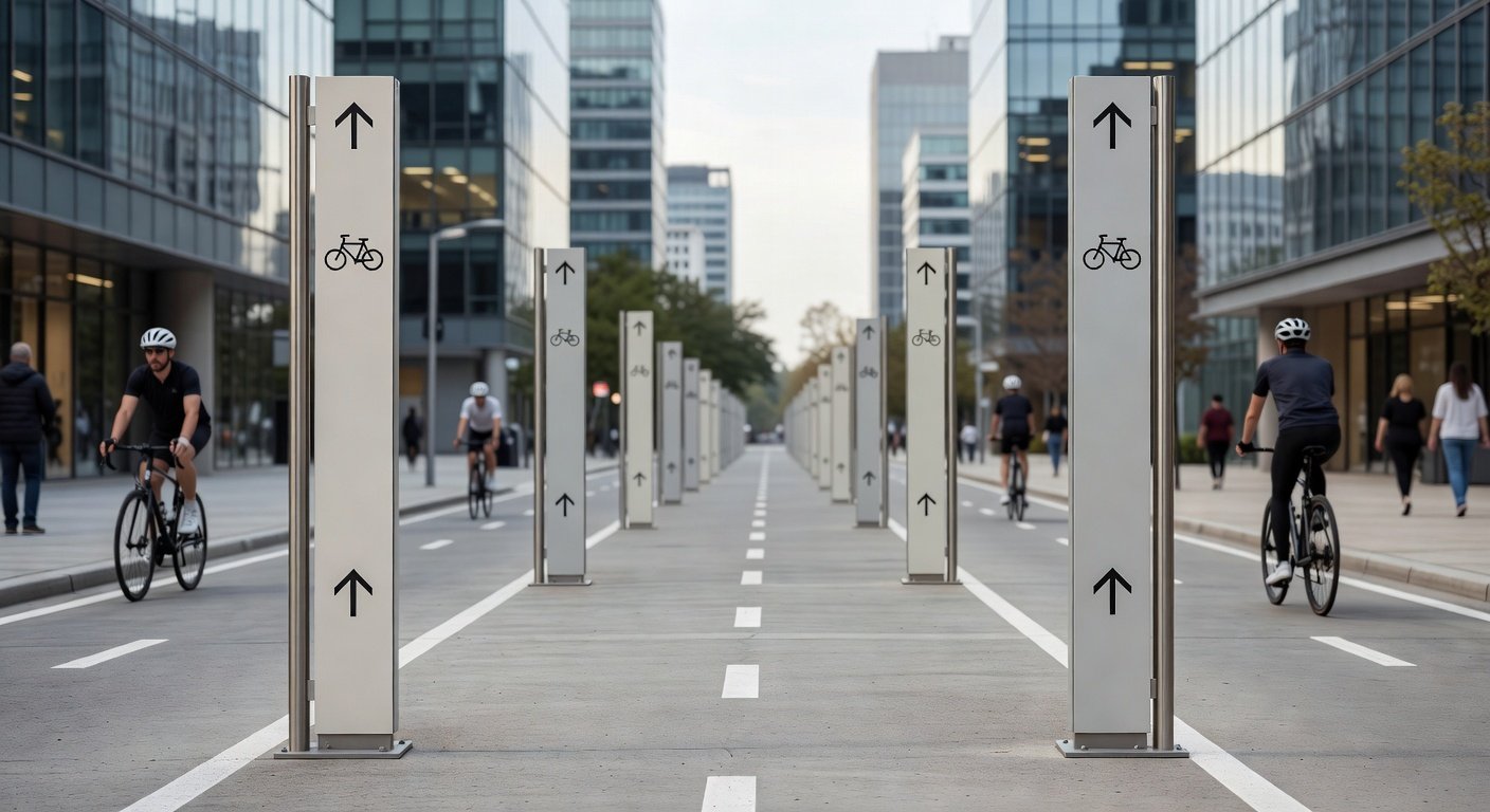 Señalización vertical en ciclovías: Imagen principal