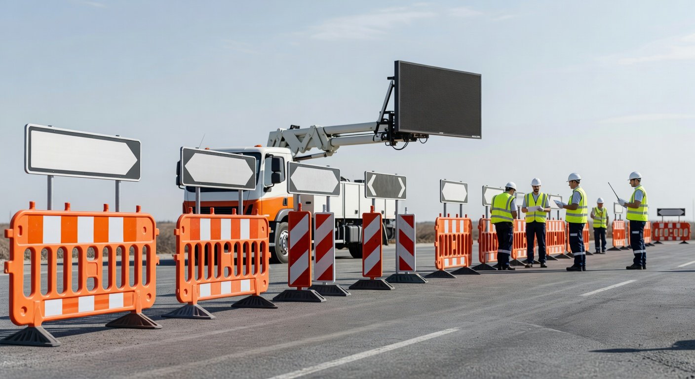 Señalización vial en obras móviles: Imagen principal