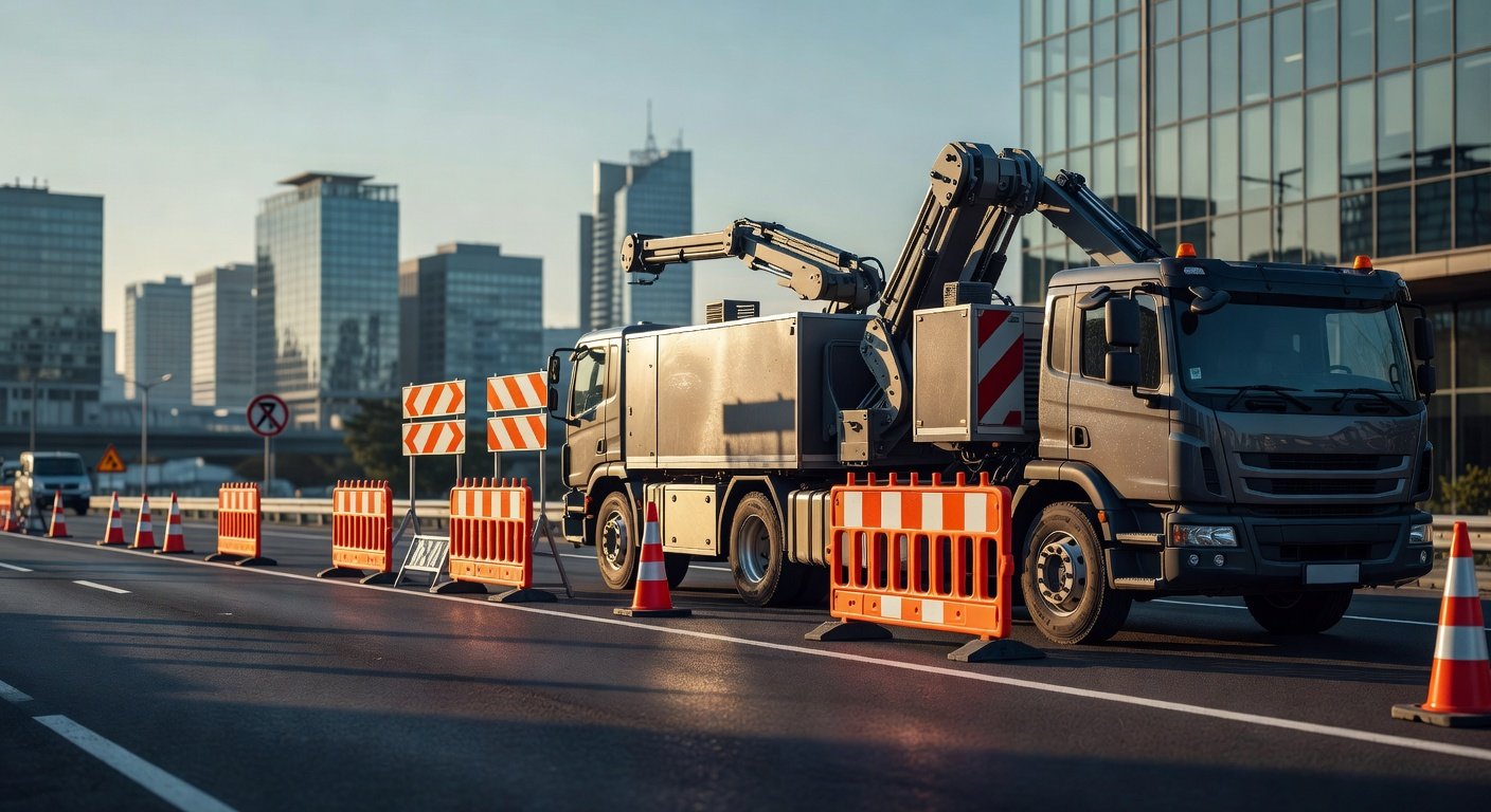 Señalización vial en obras móviles: Imagen principal