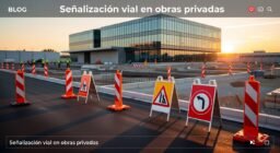 Señalización vial en obras privadas
