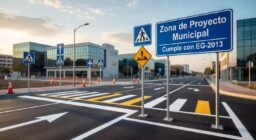 Señalización vial en proyectos municipales según EG-2013