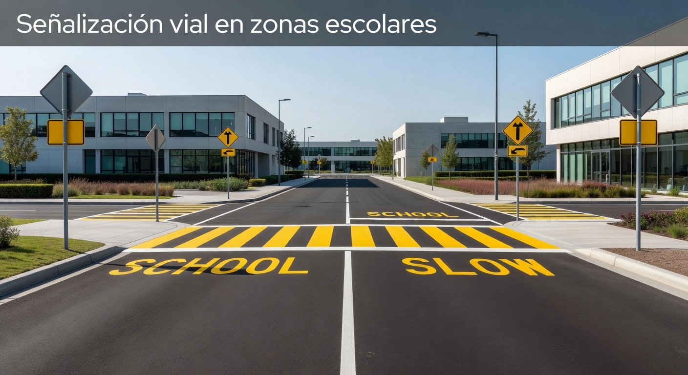 Señalización vial en zonas escolares: Imagen principal