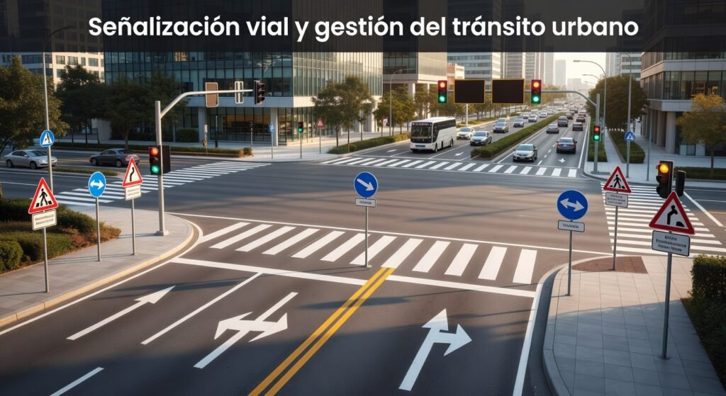Señalización vial y gestión del tránsito urbano