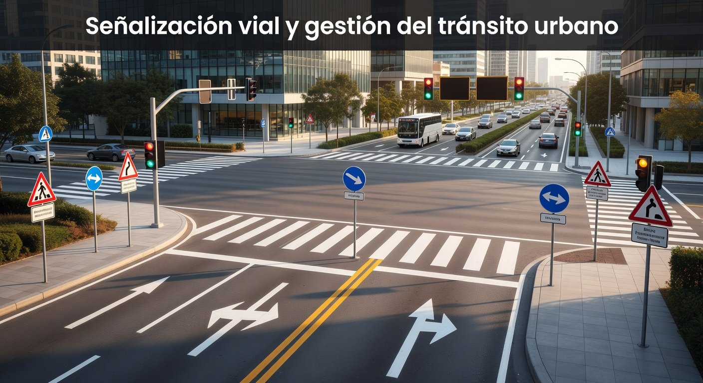 Señalización vial y gestión del tránsito urbano
