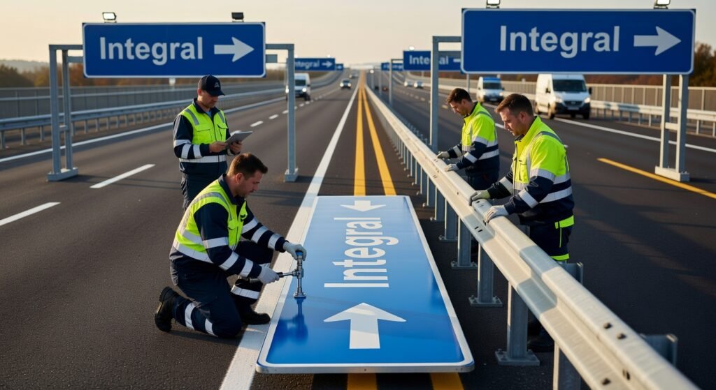Servicio integral de señalización vial profesional