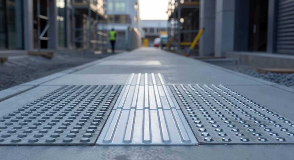 Tipos de pavimentos táctiles para obras 1 Tipos de pavimentos táctiles para obras