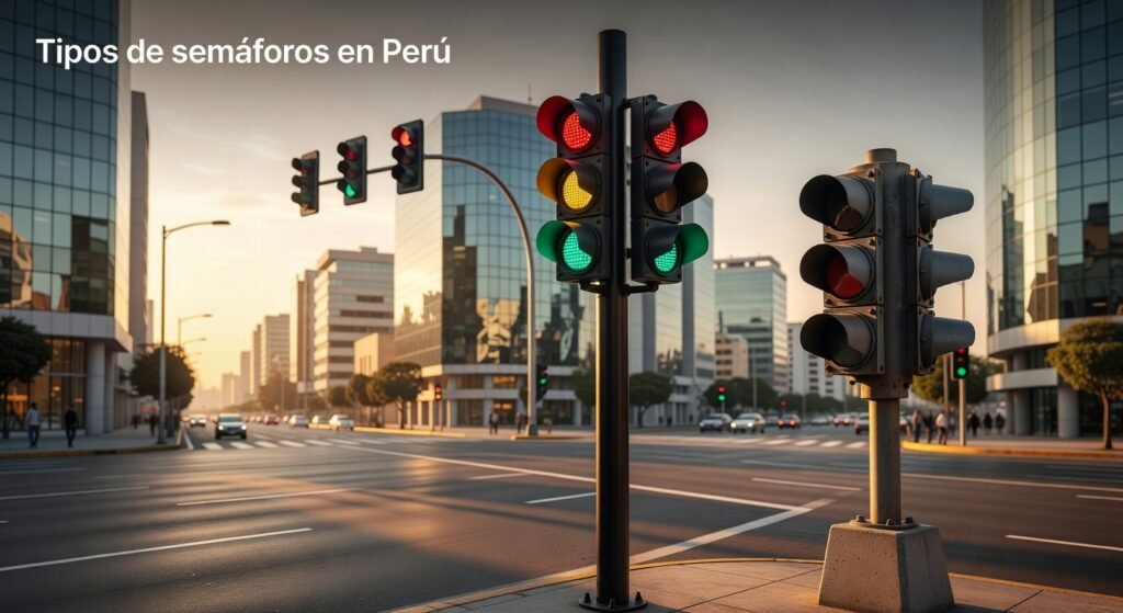 Tipos de semáforos en Perú 1 Tipos de semáforos en Perú