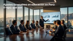Ajustes razonables en educación en Perú: qué son