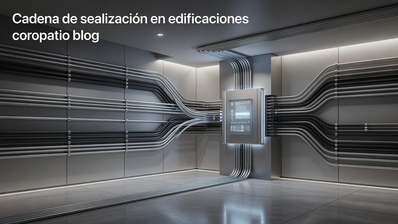 Cadena de señalización en edificaciones