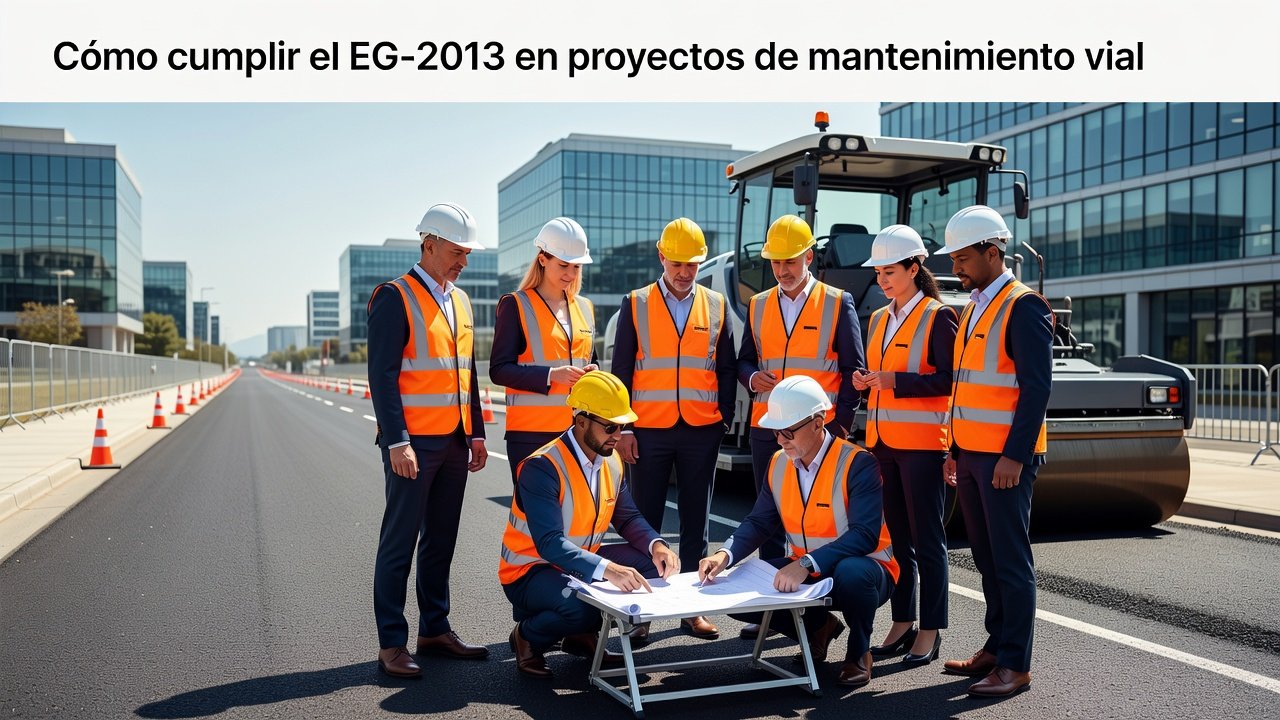 Cómo cumplir el EG-2013 en proyectos de mantenimiento vial: Imagen principal