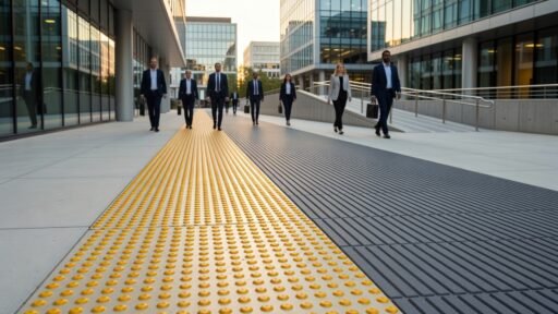 Cómo diseñar espacios accesibles con pavimentos táctiles