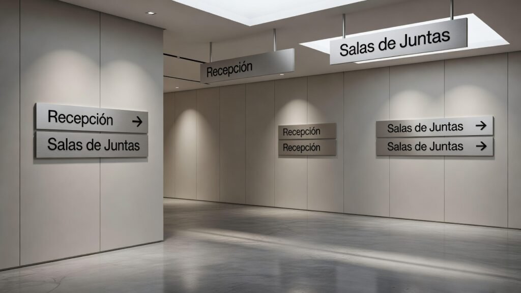 Cómo diseñar señalización orientativa