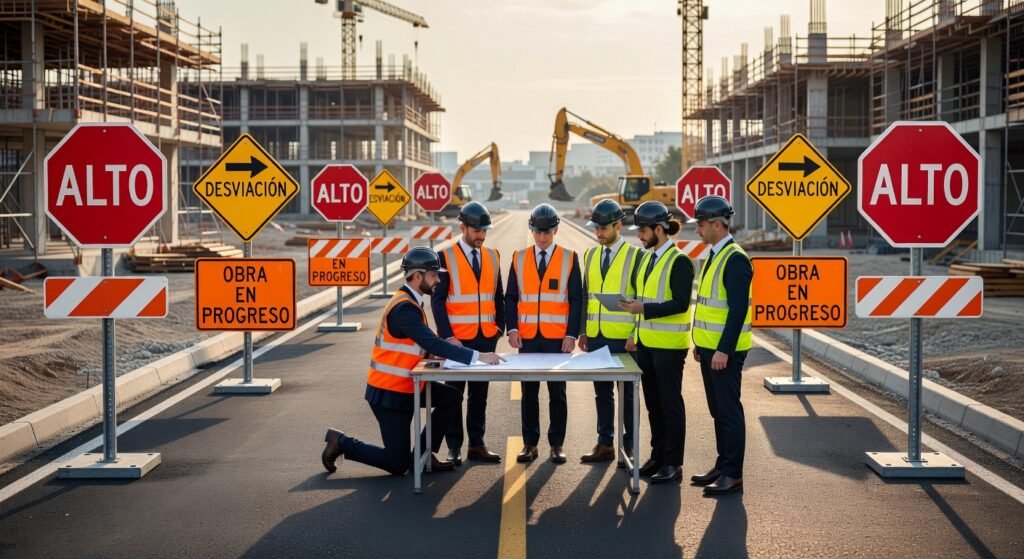Cómo implementar un plan de señalización vial en obra