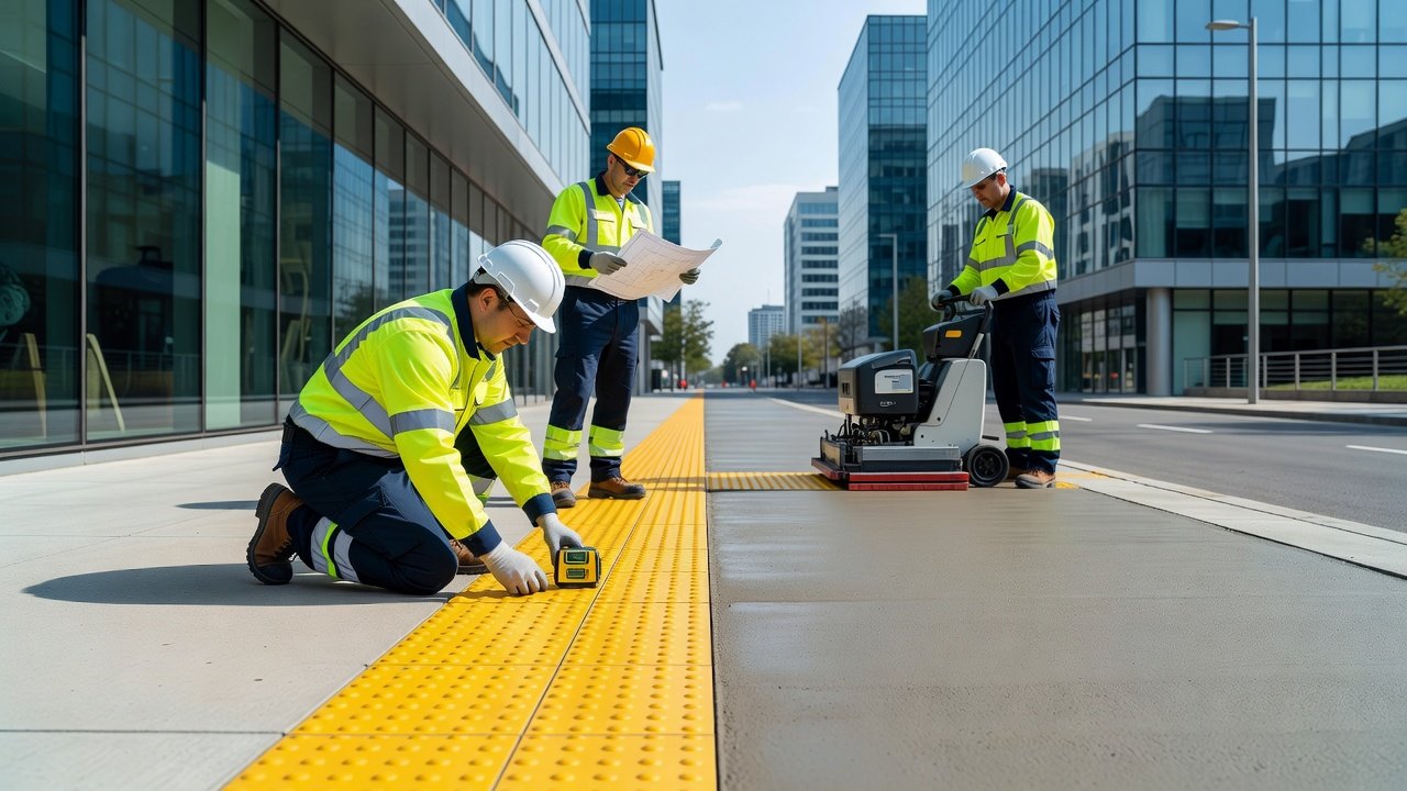 Cómo instalar pavimento táctil en veredas”: Imagen principal