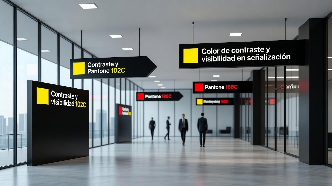 Color de contraste y visibilidad en señalización: Imagen principal