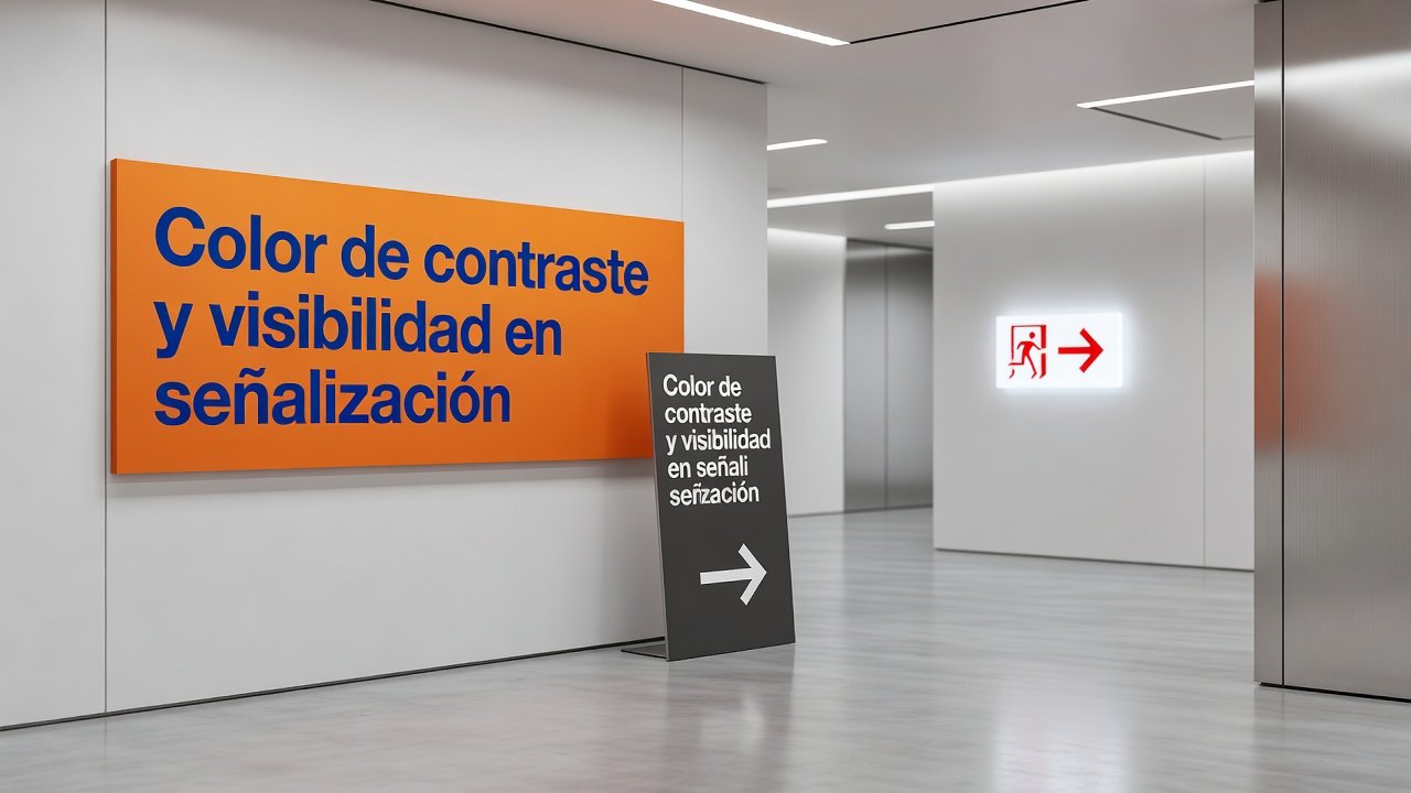Color de contraste y visibilidad en señalización: Imagen principal