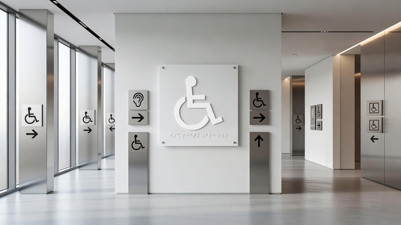 Combinación de señalización para accesibilidad universal: Imagen principal