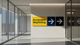 Contraste cromático en señalización accesible