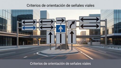 Criterios de orientación de señales viales