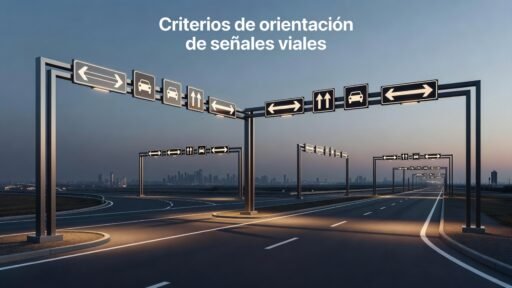 Criterios de orientación de señales viales