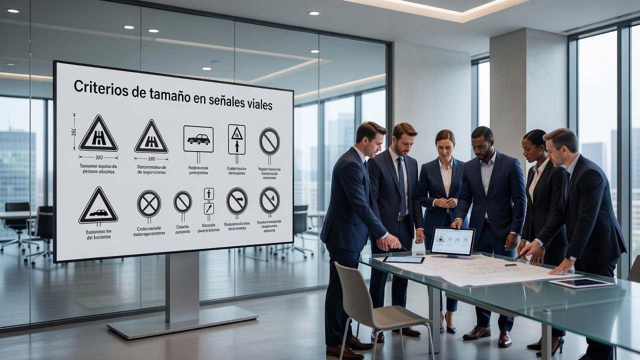 Criterios de tamaño en señales viales: Imagen principal