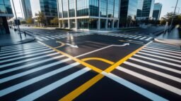 Demarcación vial en intersecciones