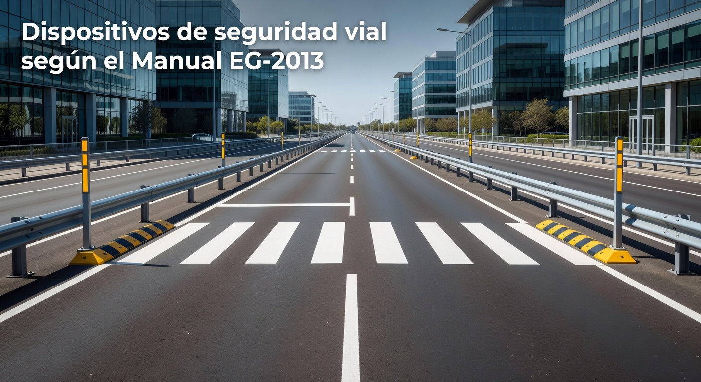 Dispositivos de seguridad vial según el Manual EG-2013: Imagen principal