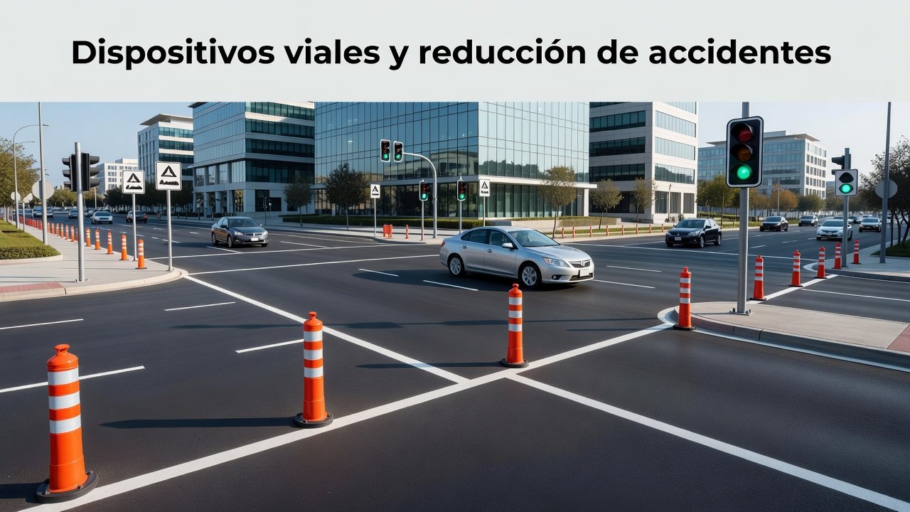 Dispositivos viales y reducción de accidentes: Imagen principal