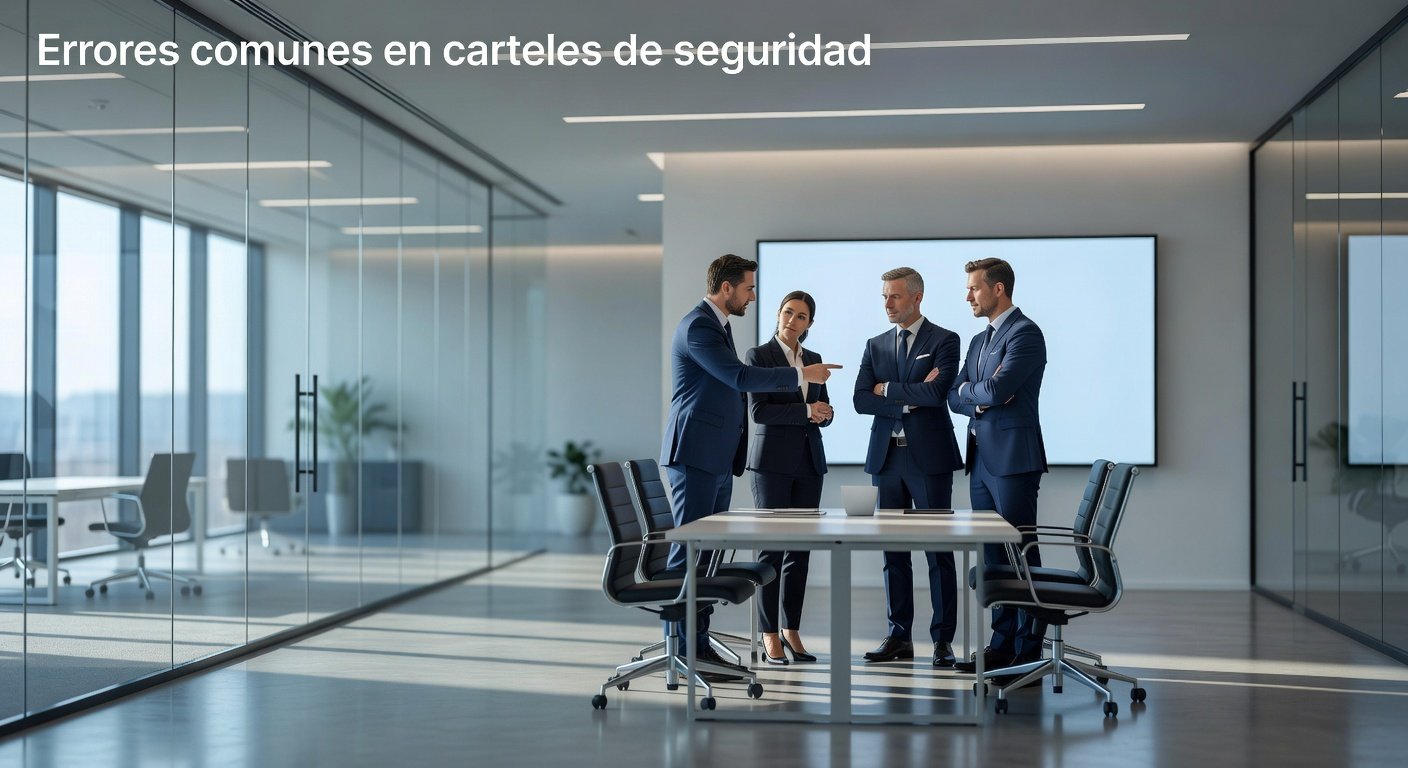 Errores comunes en carteles de seguridad: Imagen principal