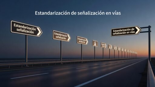 Estandarización de señalización en vías