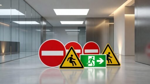 Forma, color y mensaje en las señales de seguridad