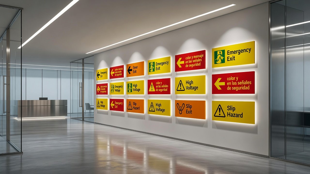 Forma, color y mensaje en las señales de seguridad: Imagen principal