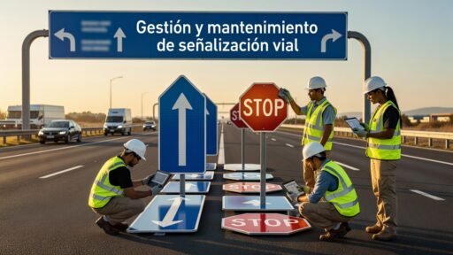 Gestión y mantenimiento de señalización vial