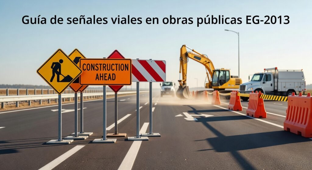 Guía de señales viales en obras públicas EG-2013