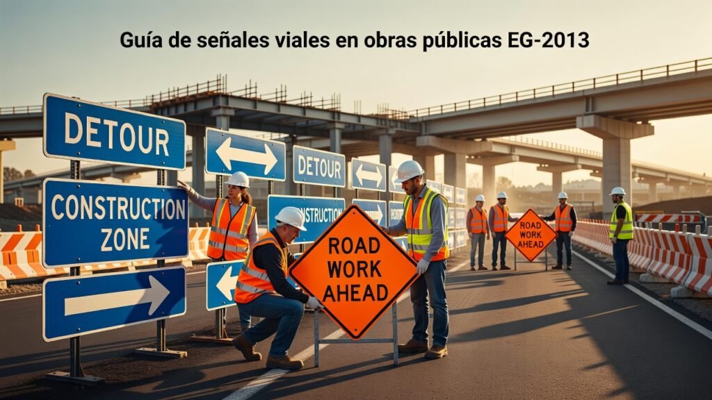 Guía de señales viales en obras públicas EG-2013