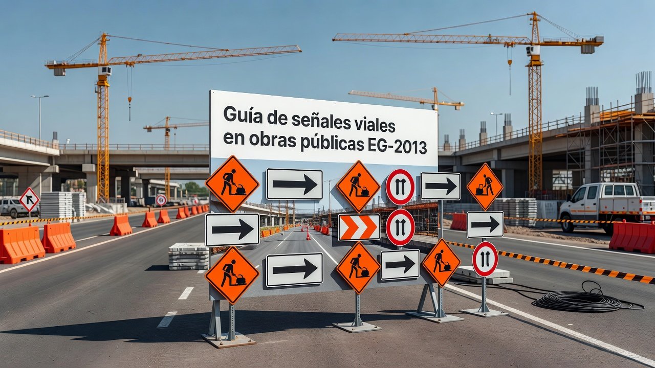Guía de señales viales en obras públicas EG-2013: Imagen principal