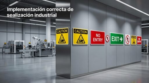 Implementación correcta de señalización industrial
