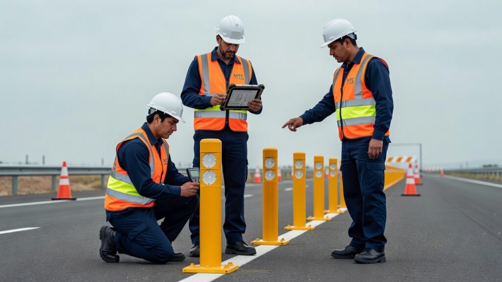 Inspección de dispositivos de seguridad vial según MTC