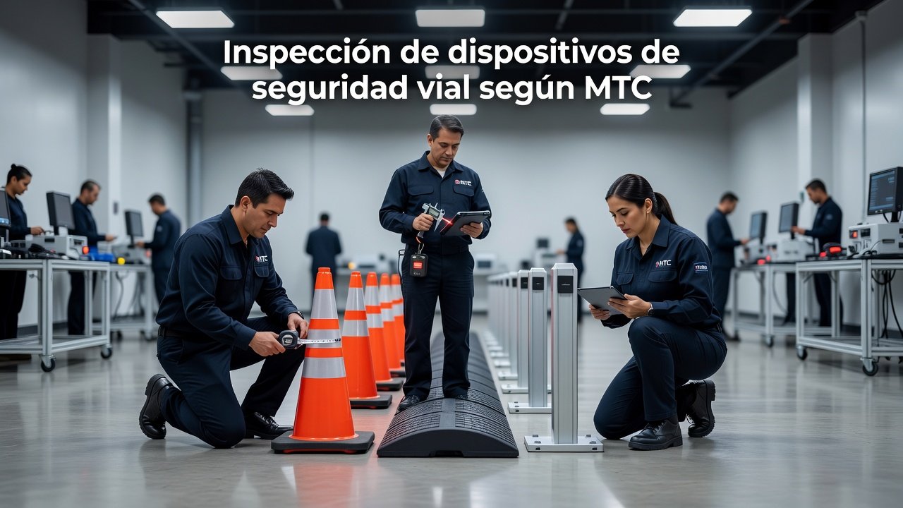 Inspección de dispositivos de seguridad vial según MTC: Imagen principal