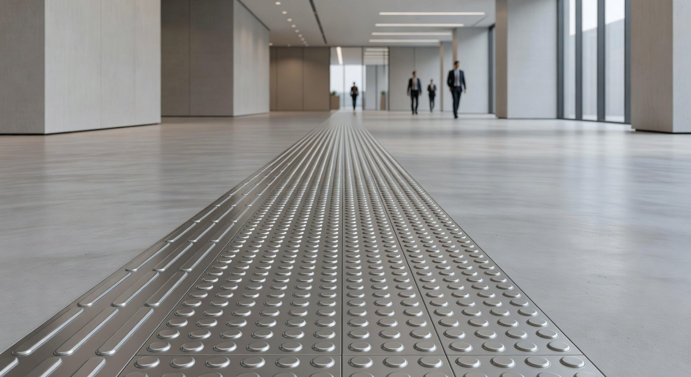 Instalación correcta del piso podotáctil: Imagen principal