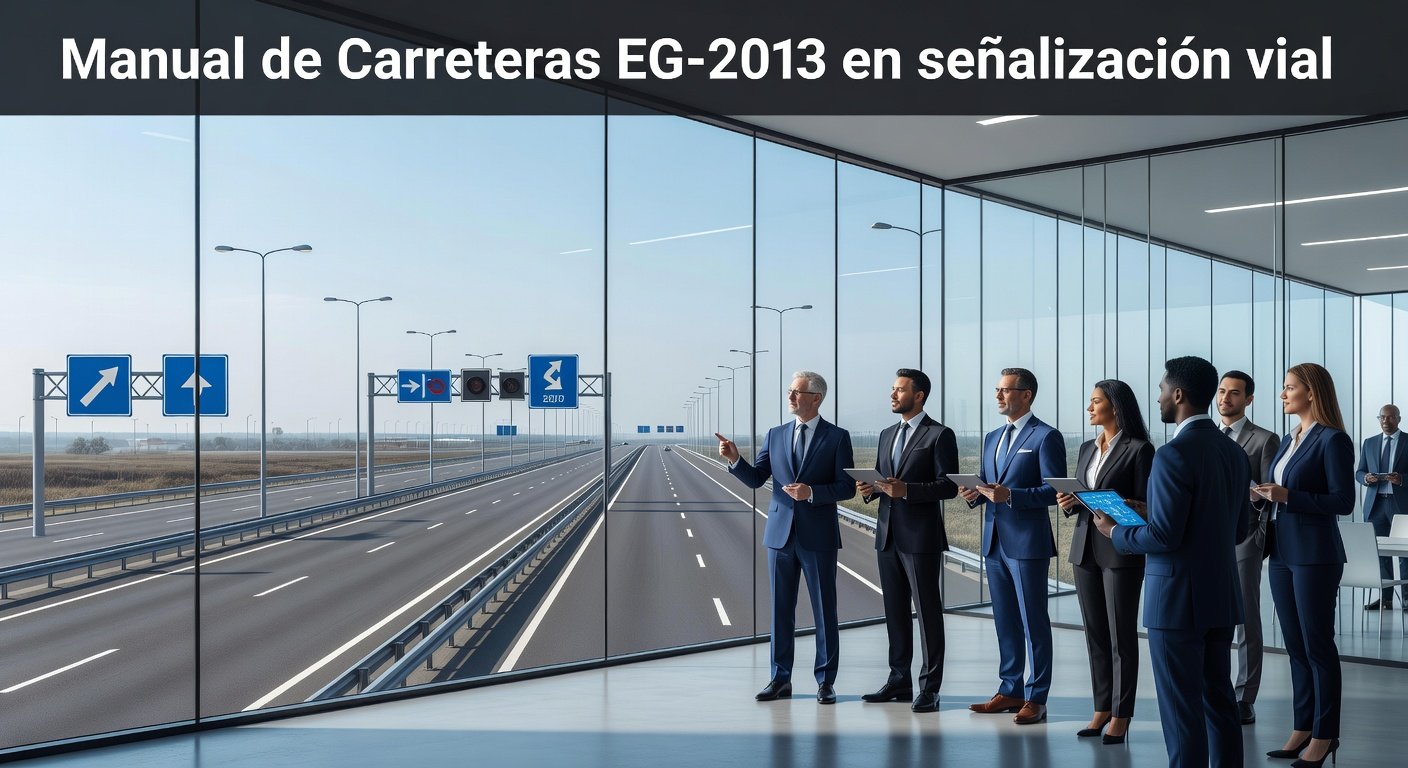 Manual de Carreteras EG-2013 en señalización vial: Imagen principal