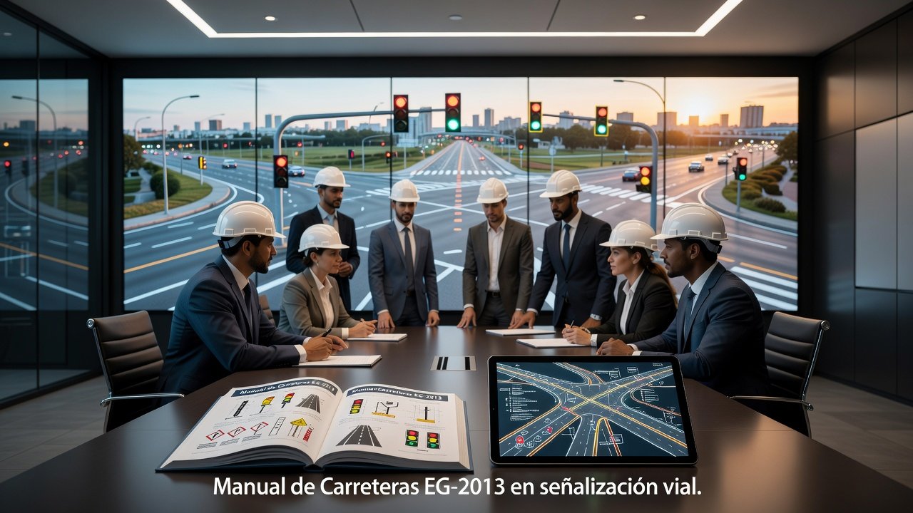 Manual de Carreteras EG-2013 en señalización vial: Imagen principal