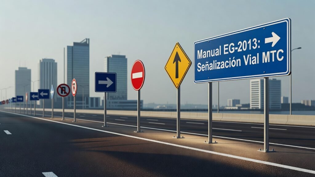 Manual EG-2013: señalización vial MTC