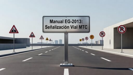Manual EG-2013: señalización vial MTC