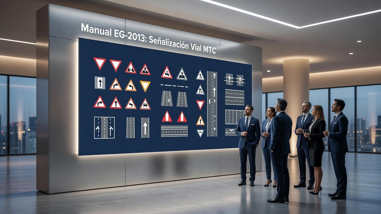 Manual EG-2013: señalización vial MTC: Imagen principal