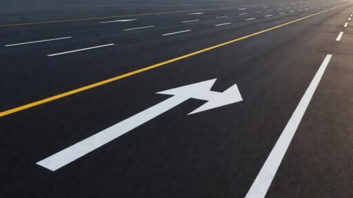 Marcas viales en el pavimento